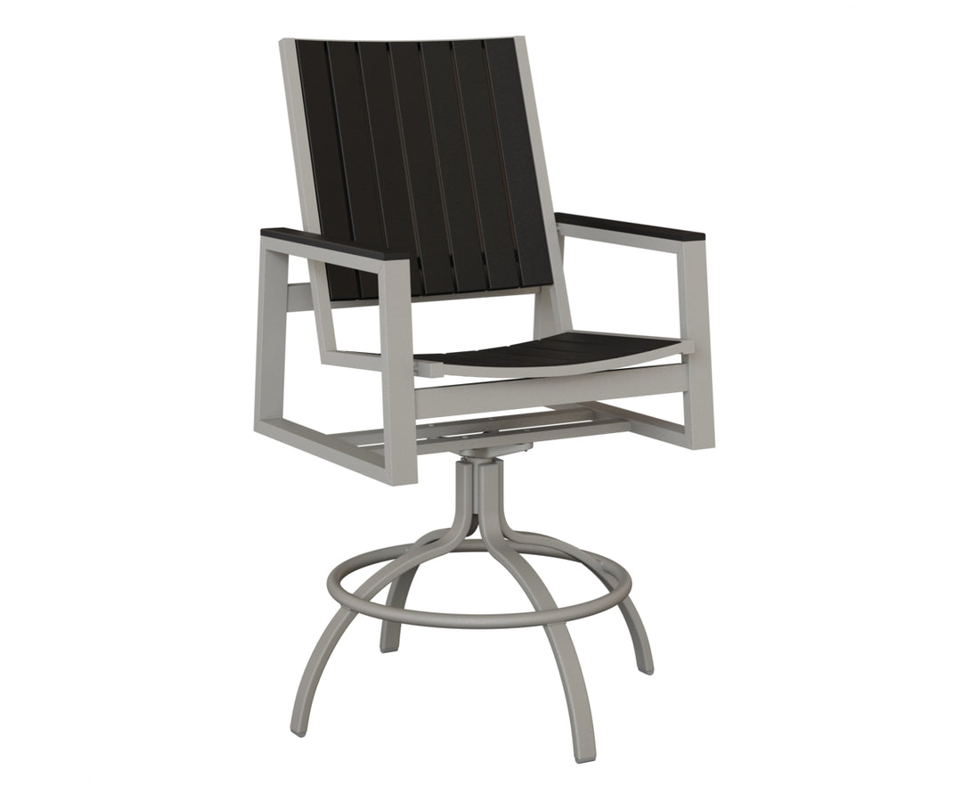 Vida Poly Swivel Bar Chair