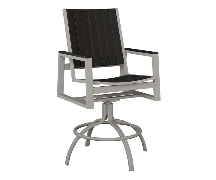 Vida Poly Swivel Bar Chair