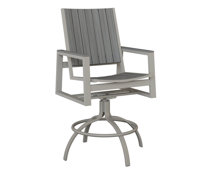 Vida Poly Swivel Bar Chair