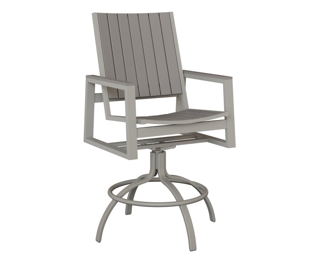 Vida Poly Swivel Bar Chair