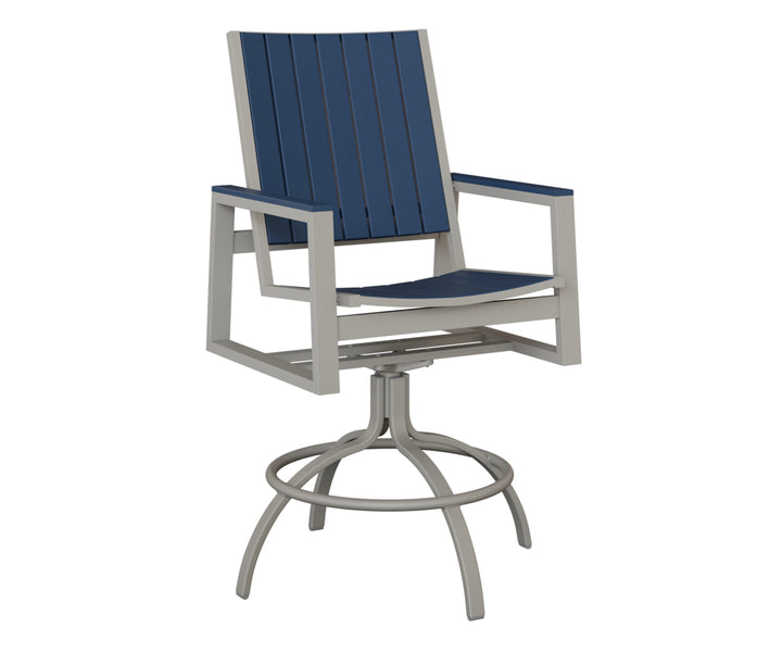 Vida Poly Swivel Bar Chair