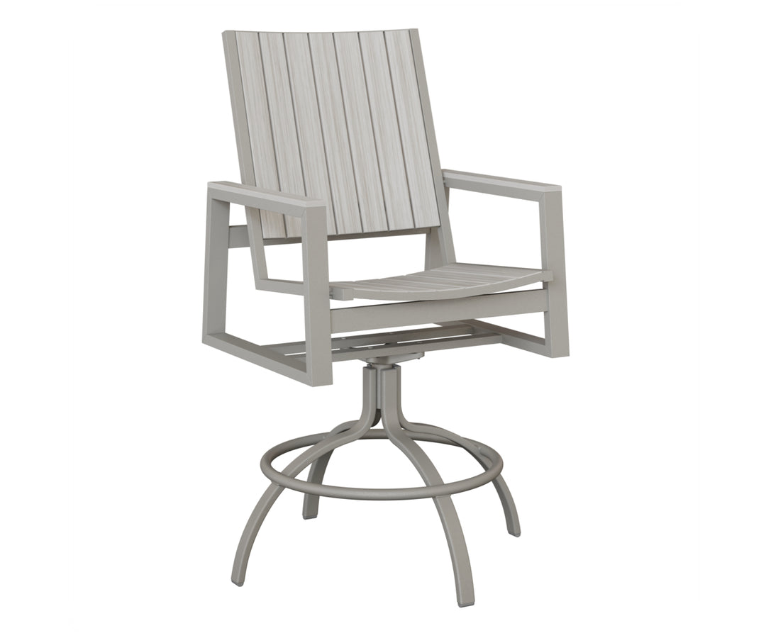 Vida Poly Swivel Bar Chair
