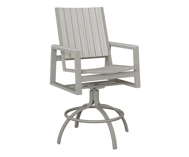 Vida Poly Swivel Bar Chair