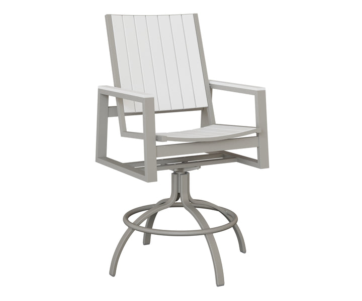 Vida Poly Swivel Bar Chair