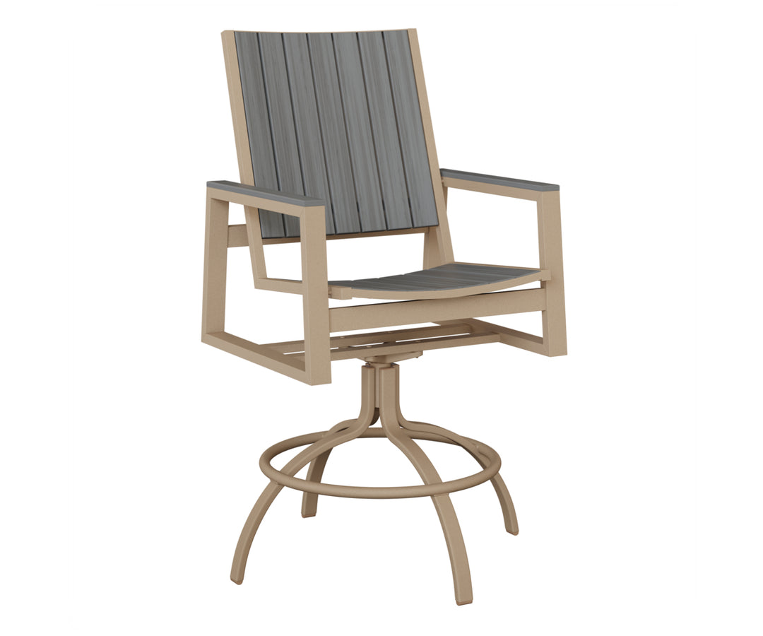 Vida Poly Swivel Bar Chair