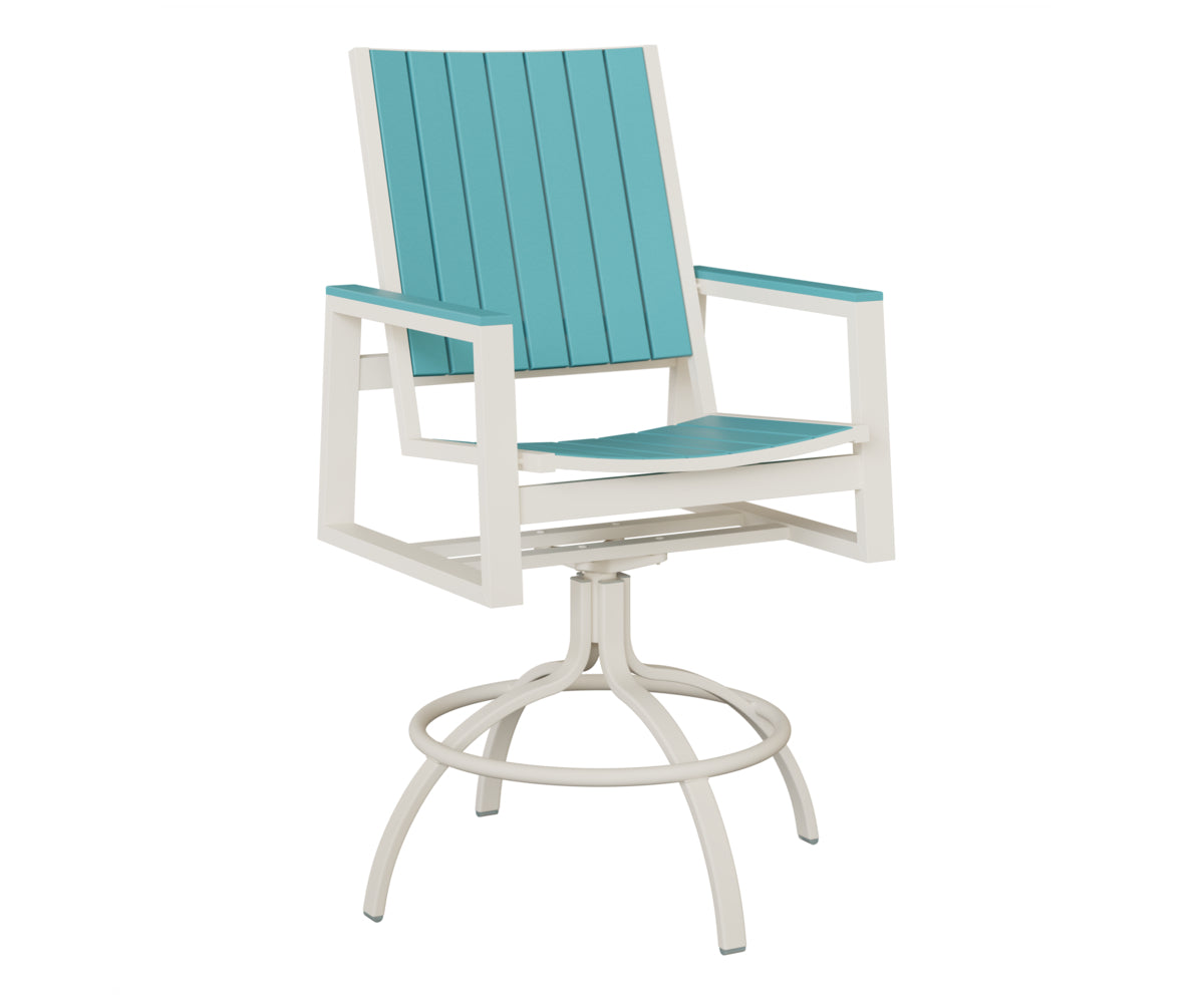 Vida Poly Swivel Bar Chair