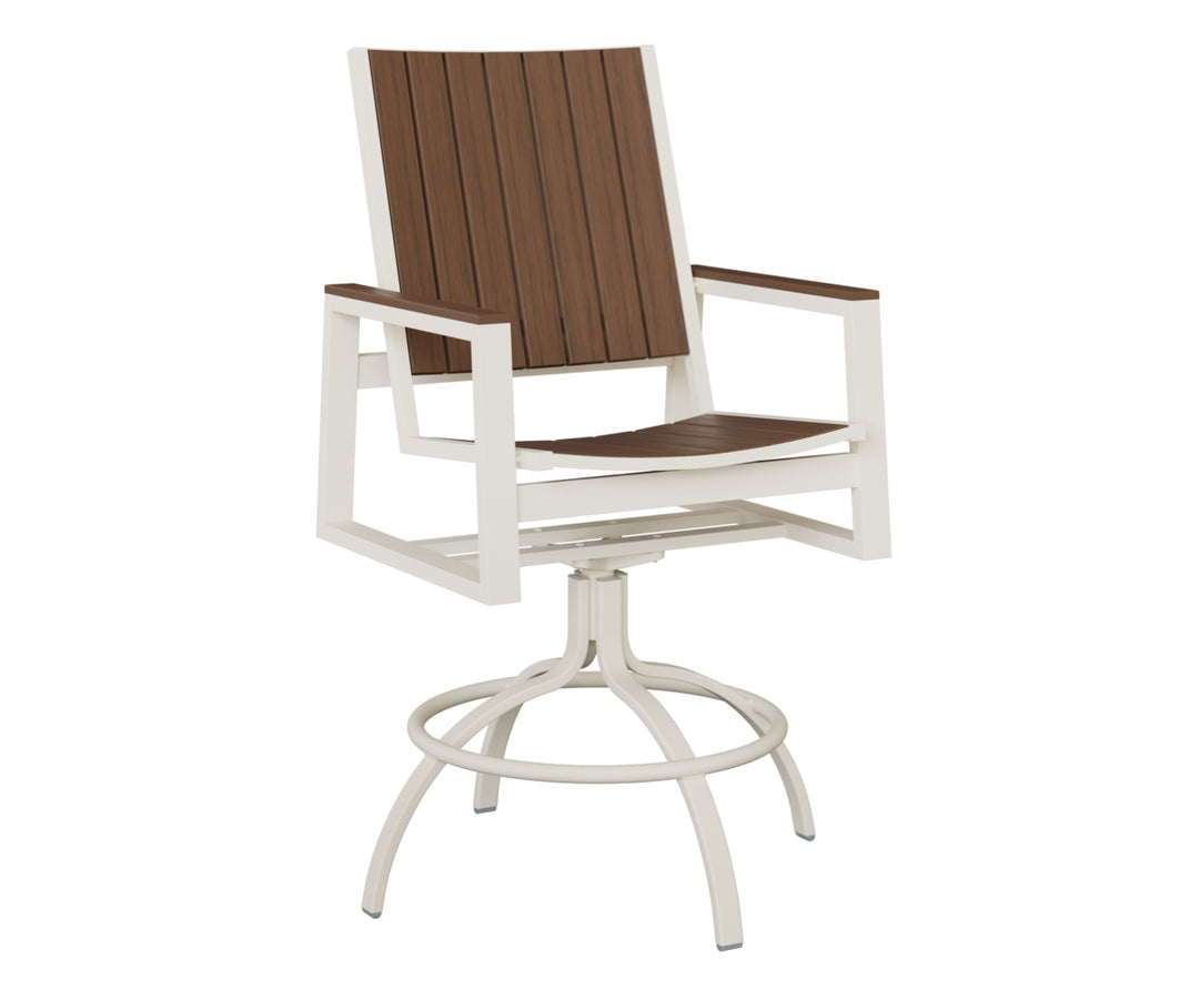 Vida Poly Swivel Bar Chair