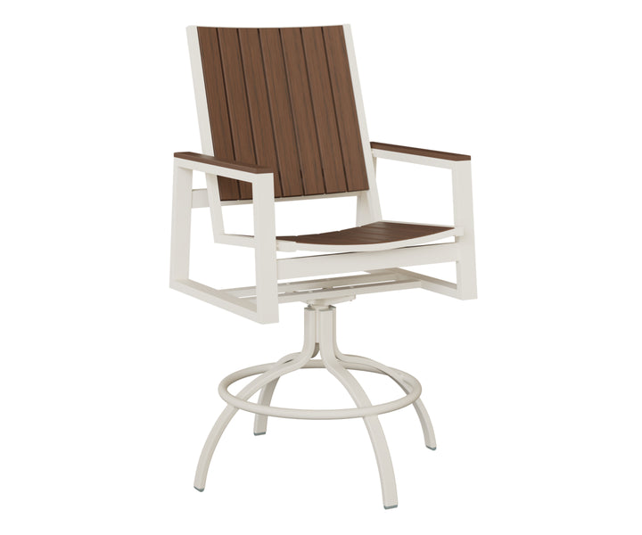 Vida Poly Swivel Bar Chair