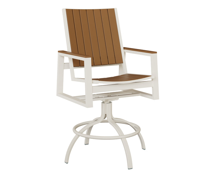 Vida Poly Swivel Bar Chair