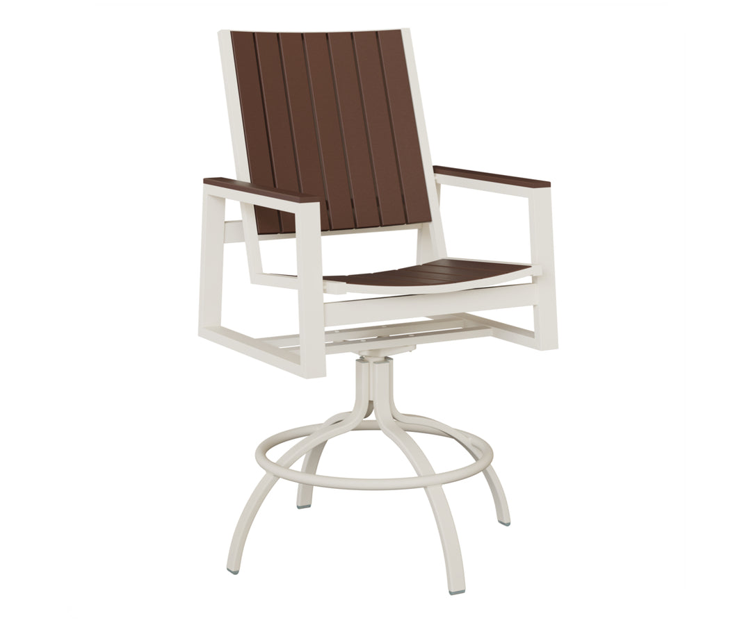 Vida Poly Swivel Bar Chair