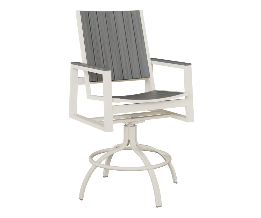 Vida Poly Swivel Bar Chair