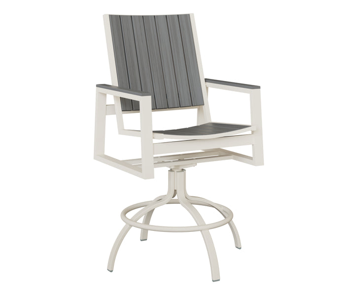 Vida Poly Swivel Bar Chair