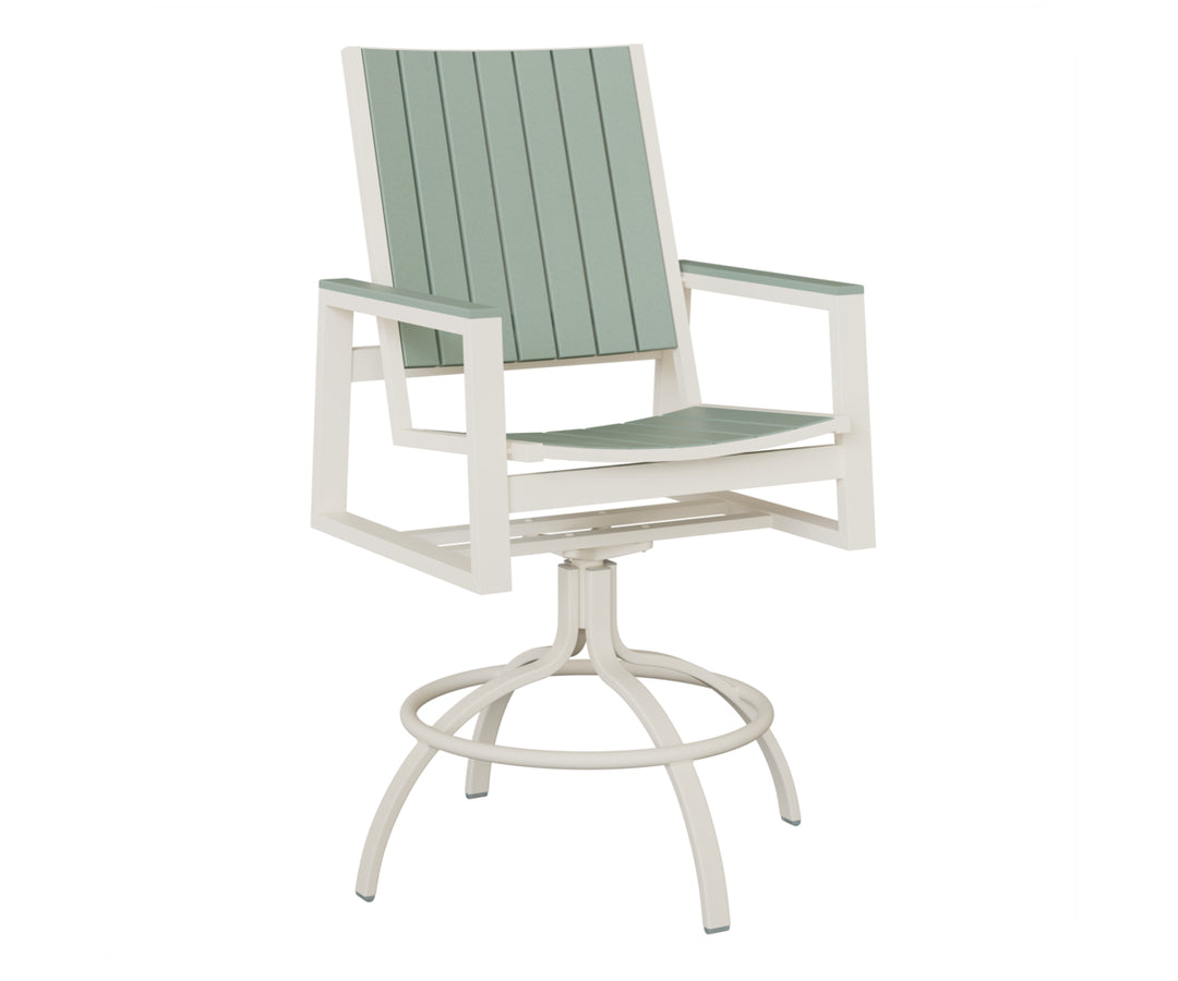 Vida Poly Swivel Bar Chair