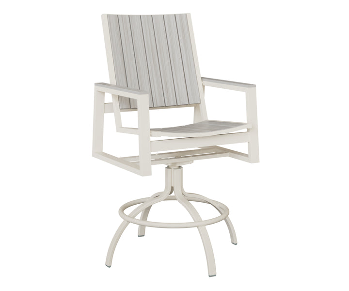 Vida Poly Swivel Bar Chair