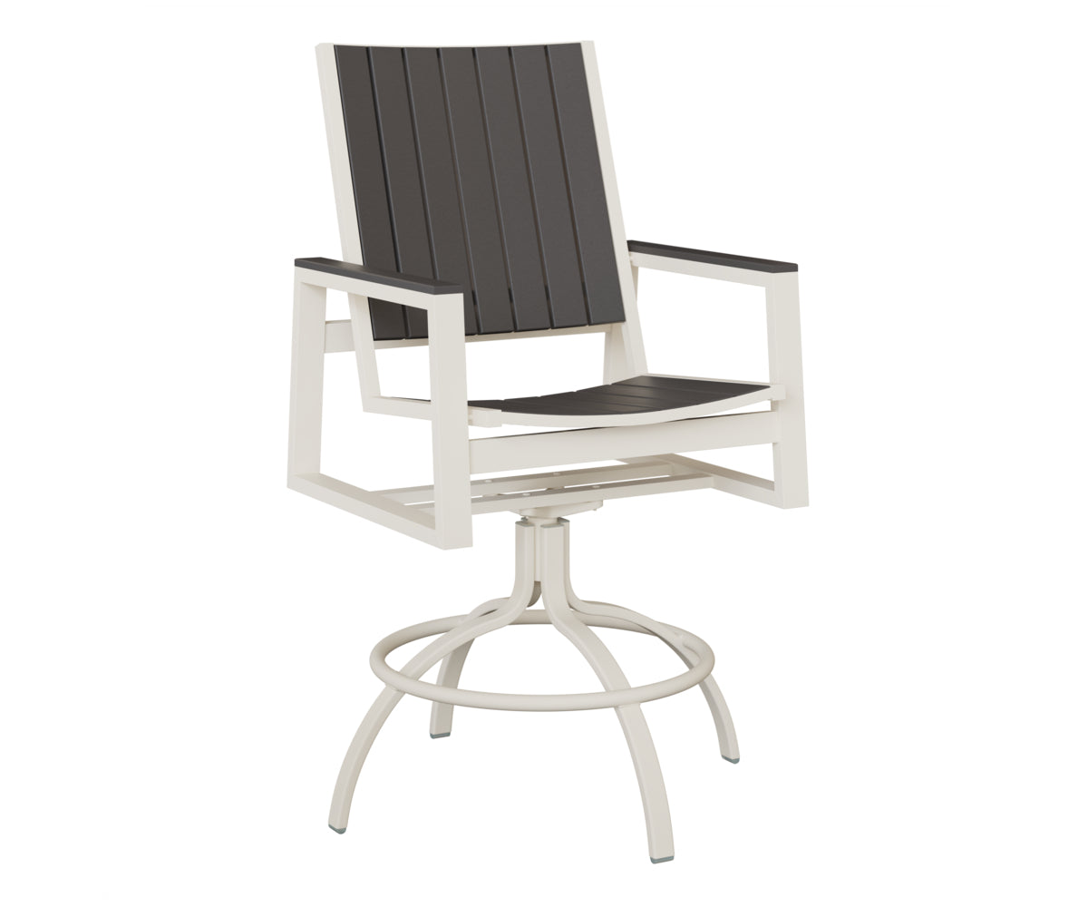 Vida Poly Swivel Bar Chair