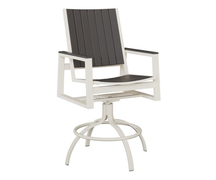 Vida Poly Swivel Bar Chair