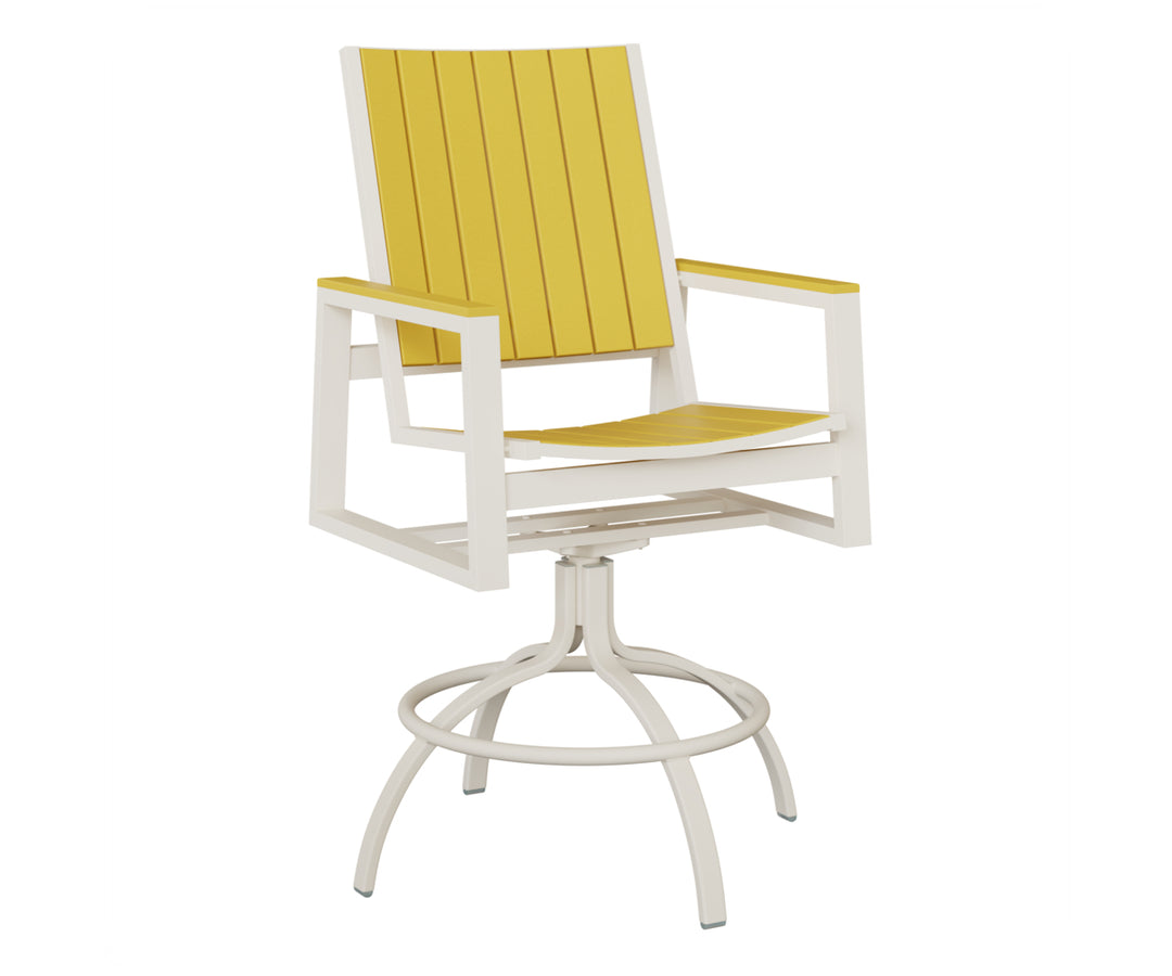 Vida Poly Swivel Bar Chair