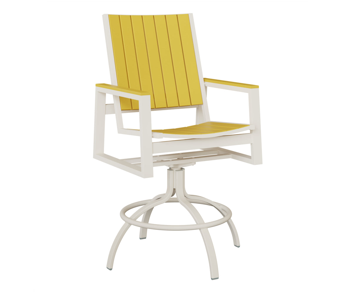 Vida Poly Swivel Bar Chair
