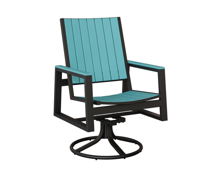 Vida Poly Swivel Rocker Dining Chair