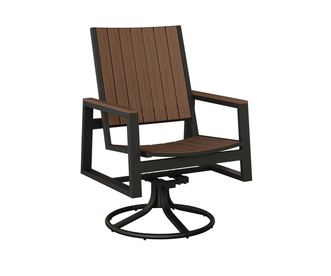 Vida Poly Swivel Rocker Dining Chair
