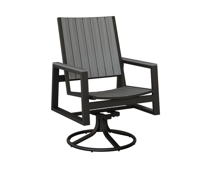 Vida Poly Swivel Rocker Dining Chair