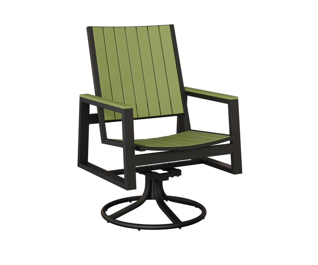 Vida Poly Swivel Rocker Dining Chair