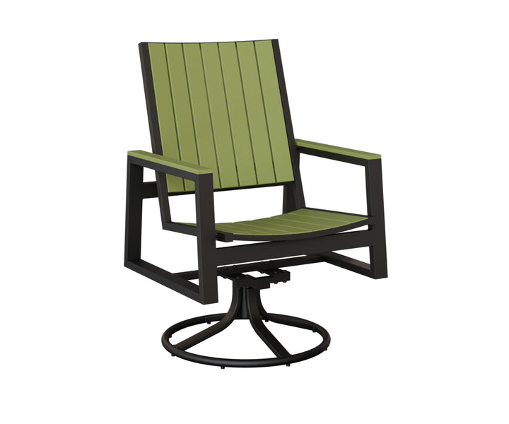 Vida Poly Swivel Rocker Dining Chair