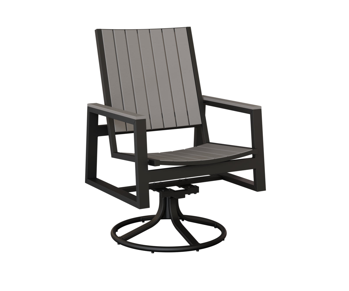 Vida Poly Swivel Rocker Dining Chair