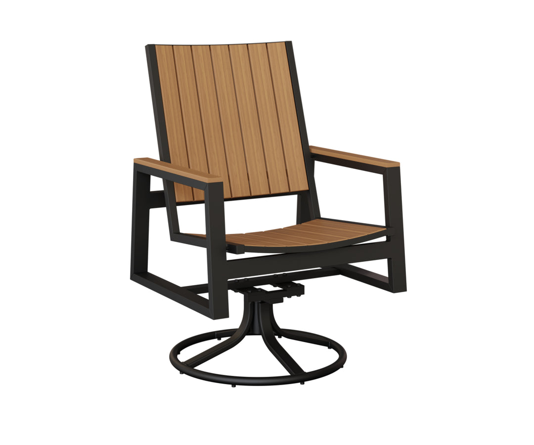 Vida Poly Swivel Rocker Dining Chair