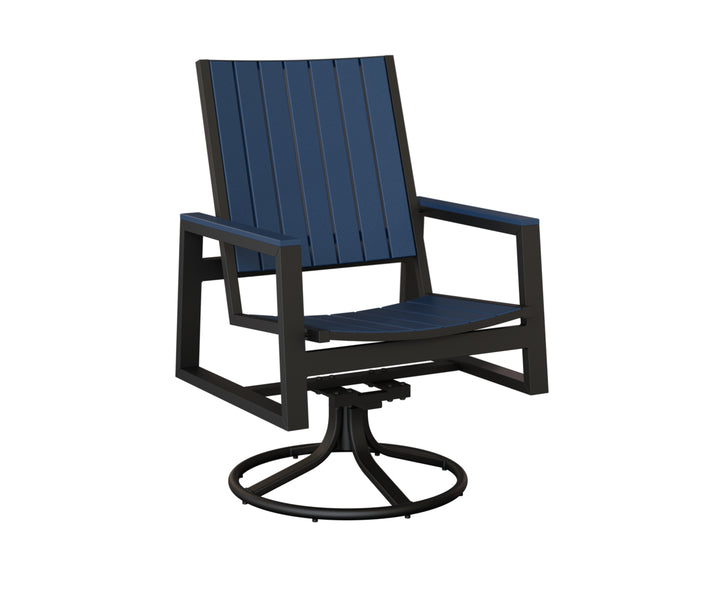 Vida Poly Swivel Rocker Dining Chair