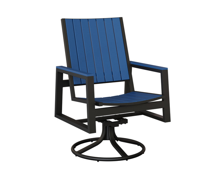 Vida Poly Swivel Rocker Dining Chair