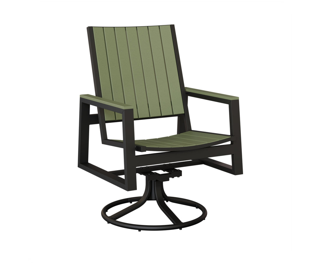 Vida Poly Swivel Rocker Dining Chair
