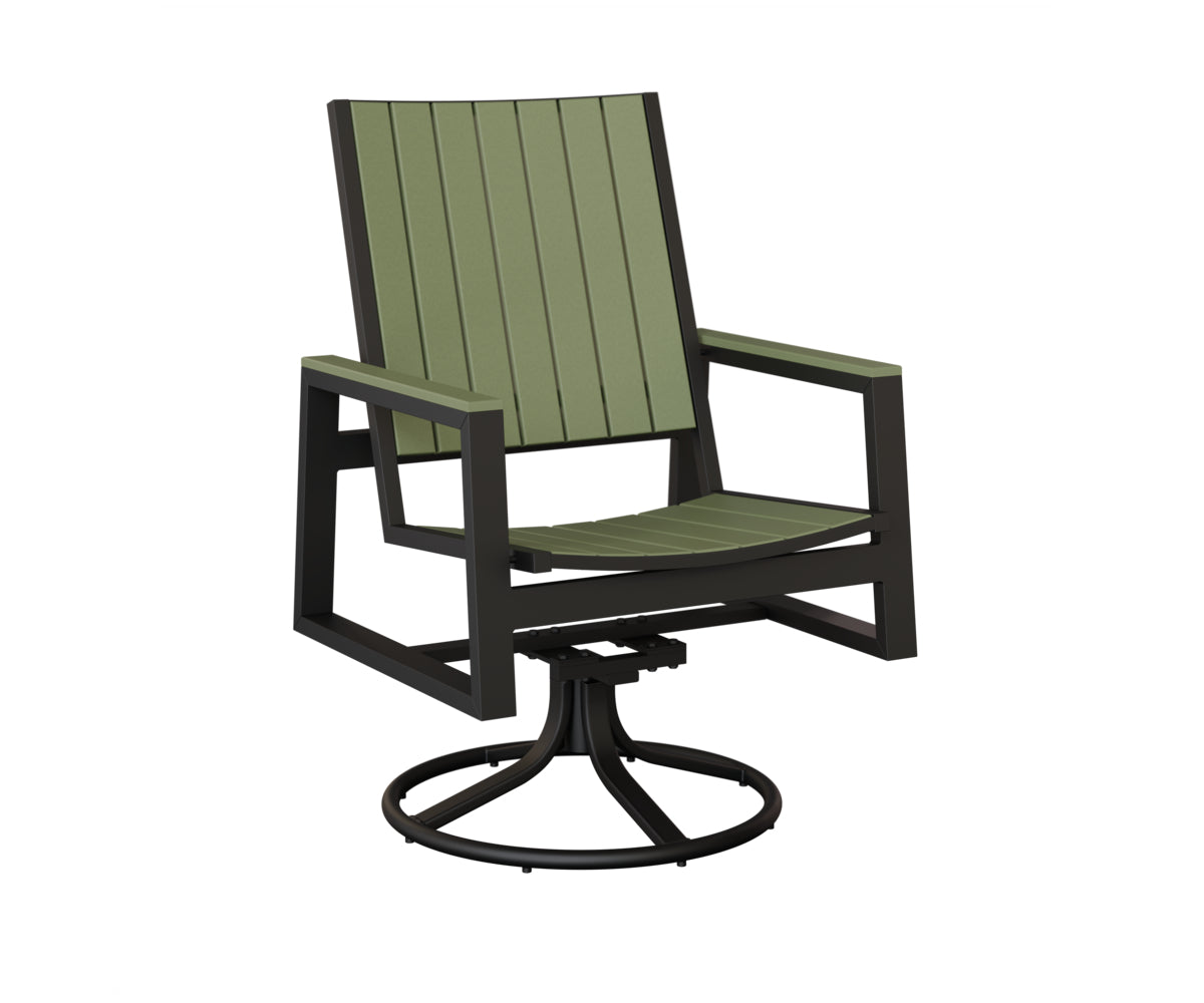 Vida Poly Swivel Rocker Dining Chair