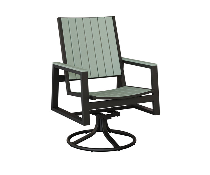 Vida Poly Swivel Rocker Dining Chair