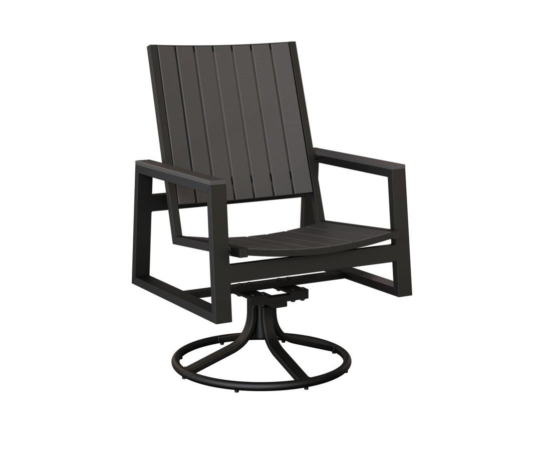 Vida Poly Swivel Rocker Dining Chair