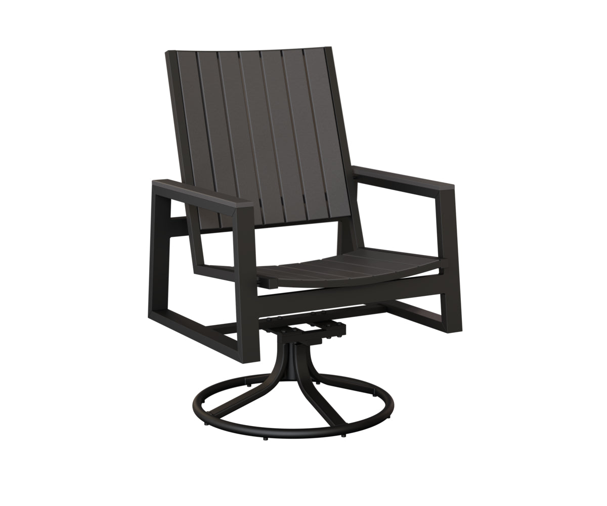 Vida Poly Swivel Rocker Dining Chair