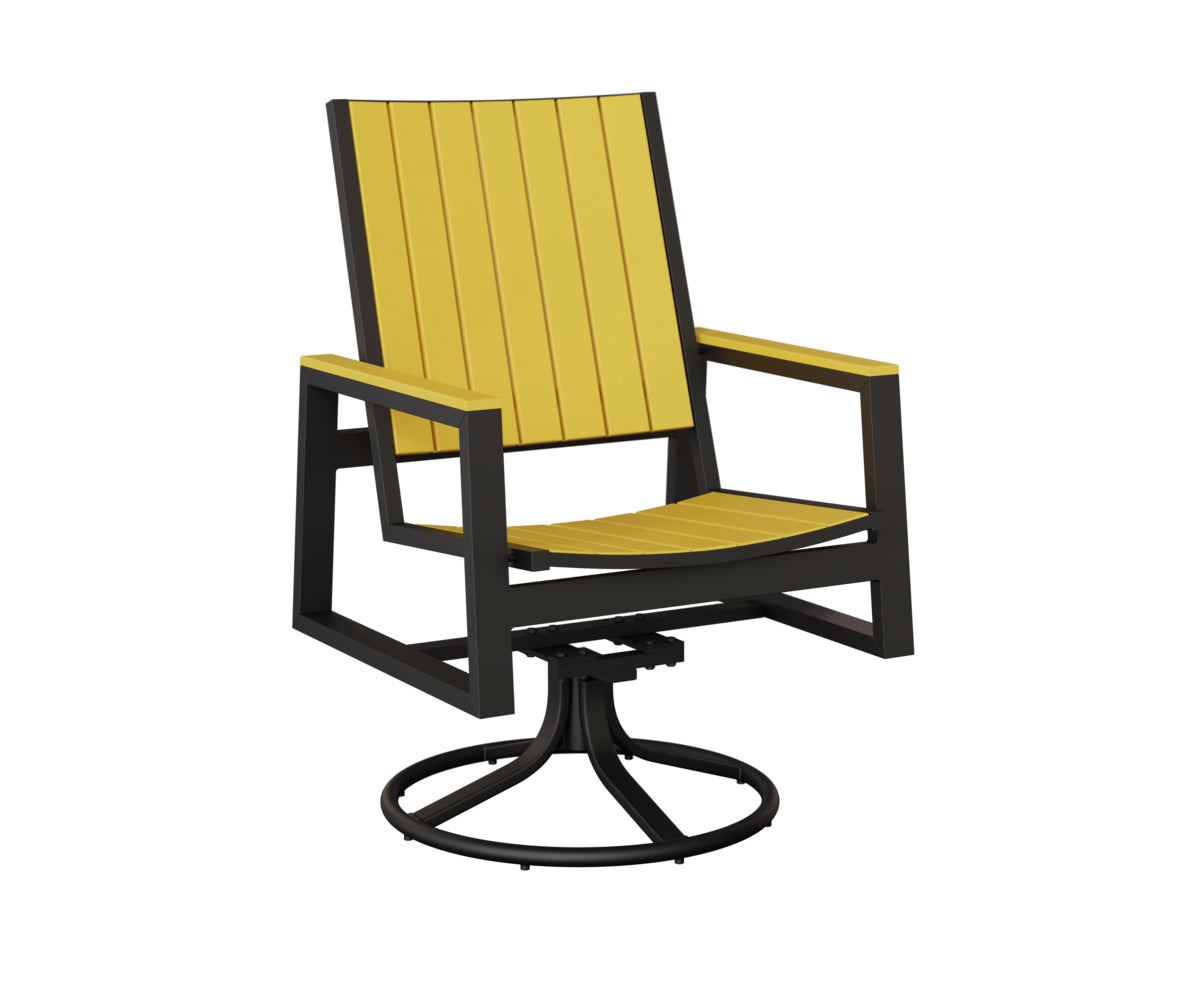 Vida Poly Swivel Rocker Dining Chair