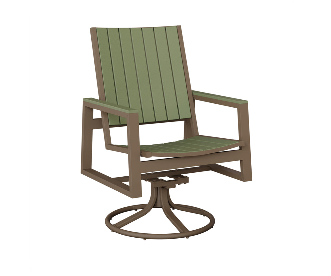 Vida Poly Swivel Rocker Dining Chair