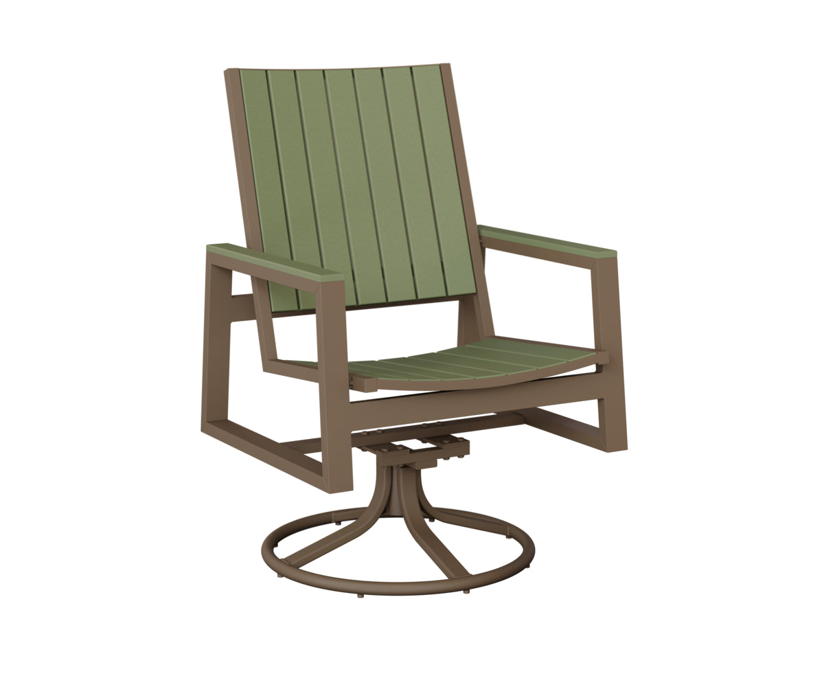 Vida Poly Swivel Rocker Dining Chair