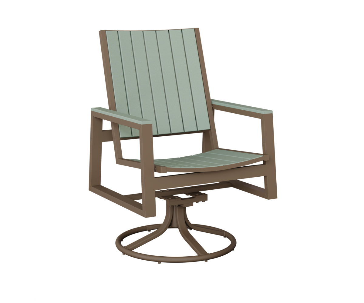 Vida Poly Swivel Rocker Dining Chair