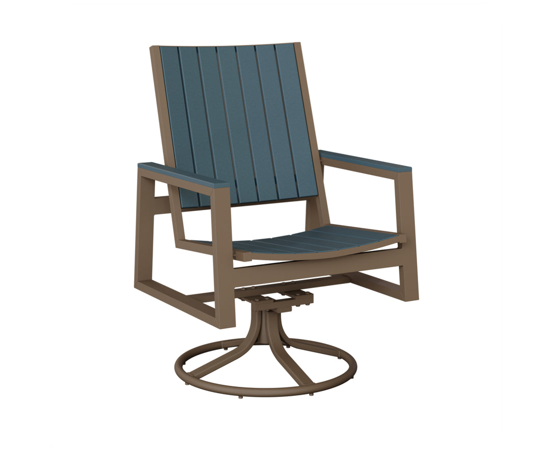 Vida Poly Swivel Rocker Dining Chair