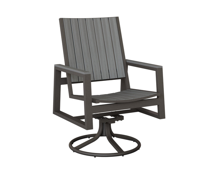 Vida Poly Swivel Rocker Dining Chair