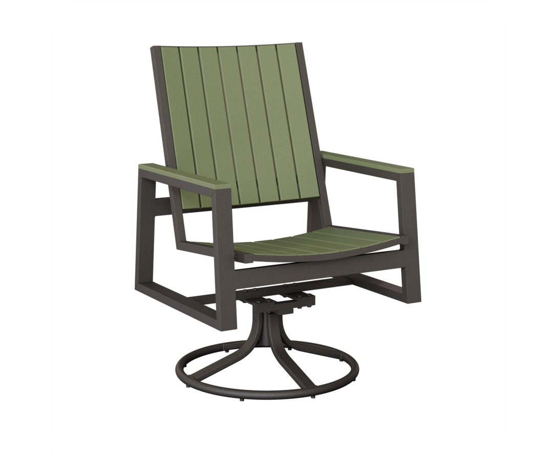 Vida Poly Swivel Rocker Dining Chair