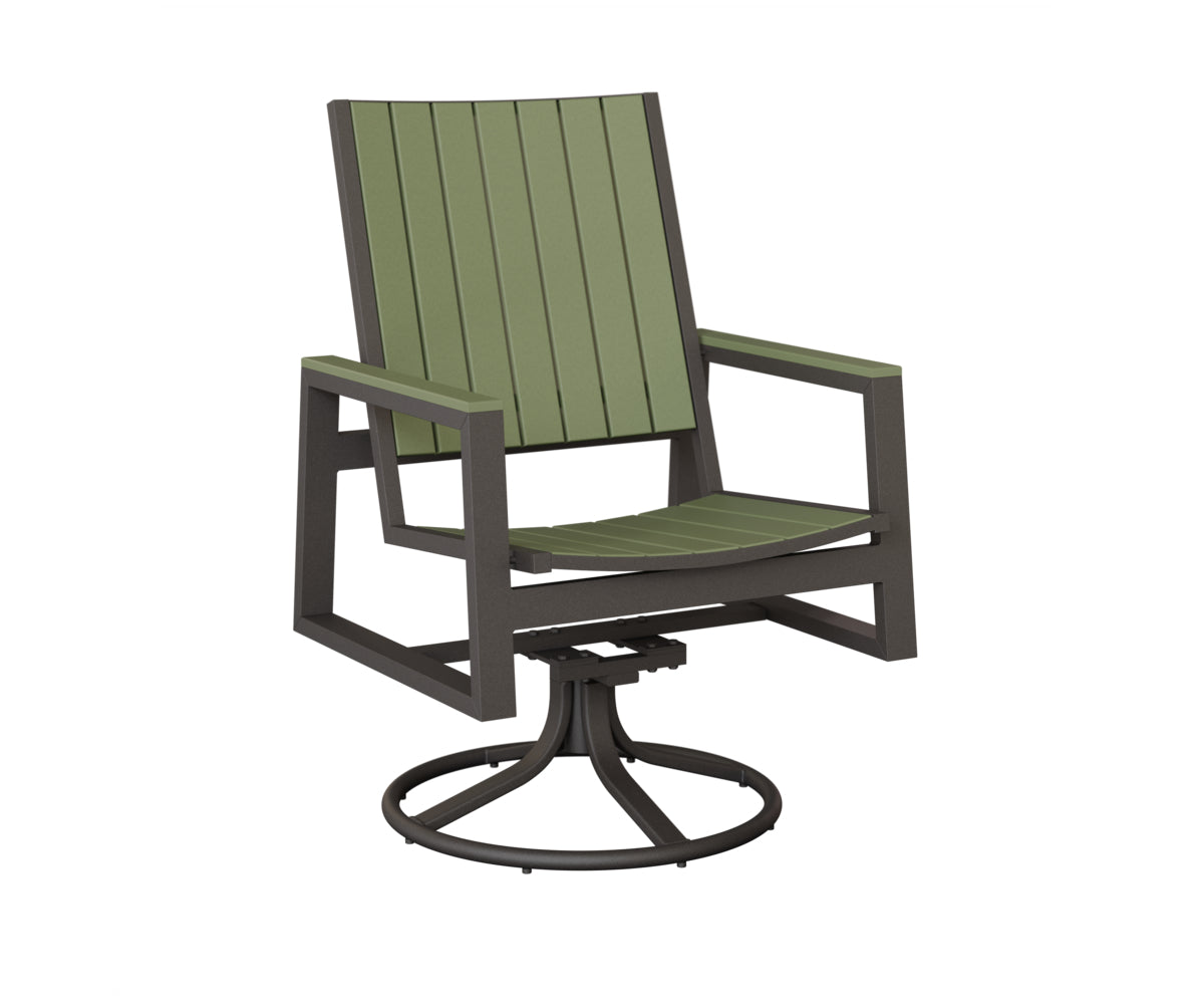 Vida Poly Swivel Rocker Dining Chair