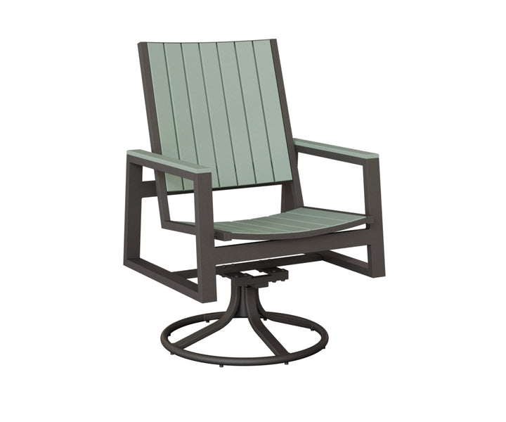 Vida Poly Swivel Rocker Dining Chair