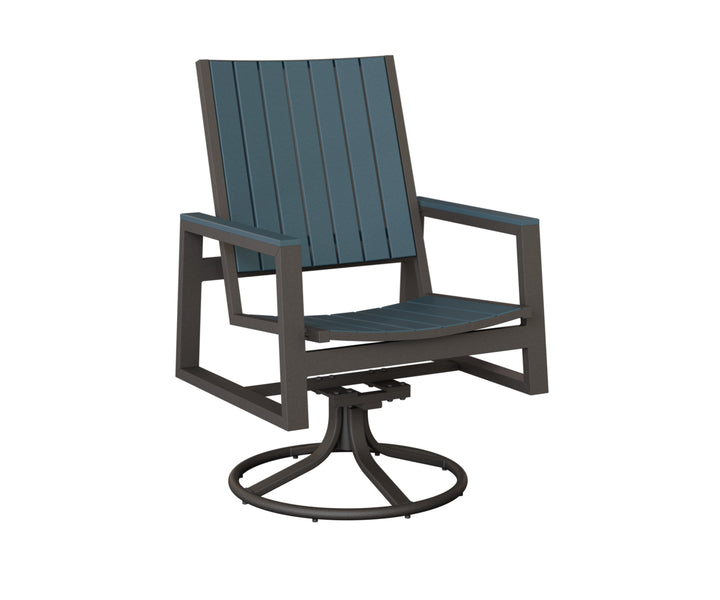 Vida Poly Swivel Rocker Dining Chair