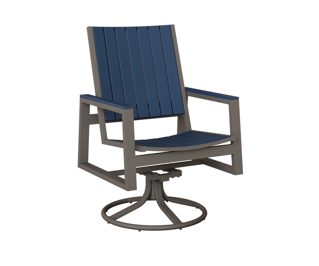 Vida Poly Swivel Rocker Dining Chair