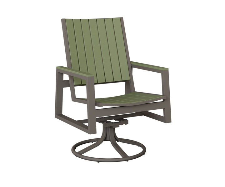 Vida Poly Swivel Rocker Dining Chair