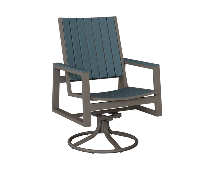Vida Poly Swivel Rocker Dining Chair