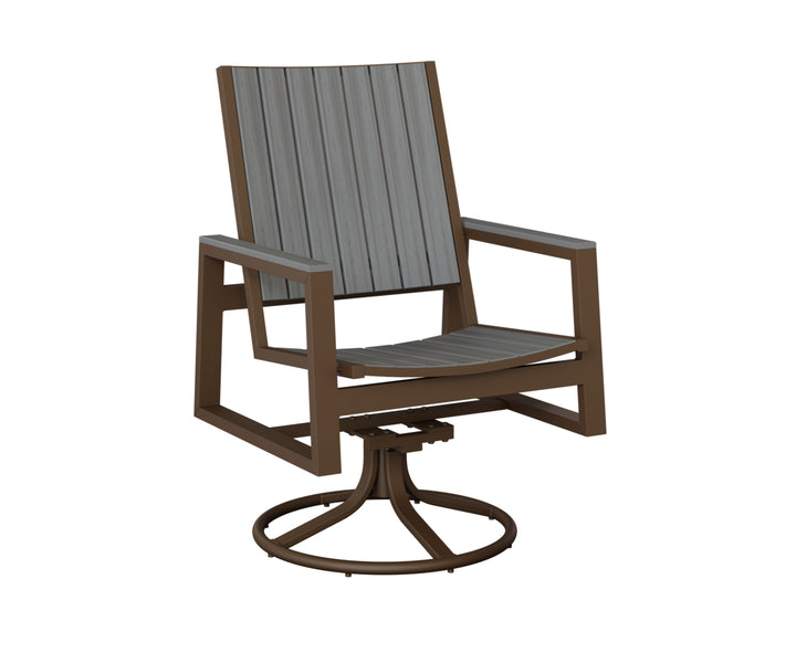 Vida Poly Swivel Rocker Dining Chair